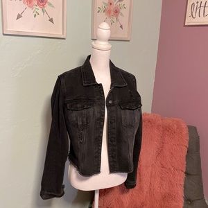 Ci Sono Black Denim Jean Jacket